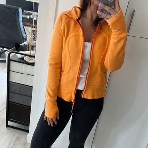 Lululemon Light Orange Scuba Jacket | Size 2